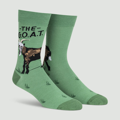 The G.O.A.T. Goat Men's Crew Socks