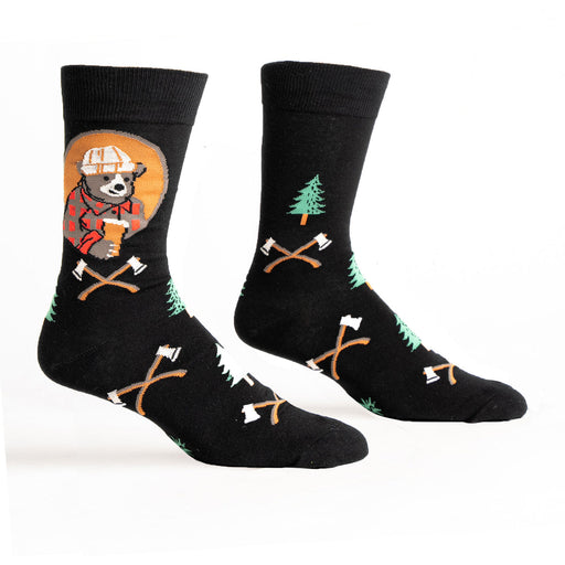 Bear Necessities Men's Crew Socks