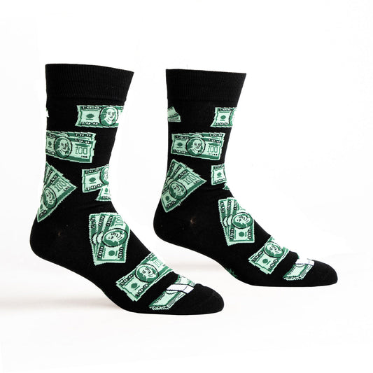 The $10,000 Money Sock Men's Crew Socks