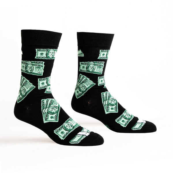 The $10,000 Money Sock Men's Crew Socks
