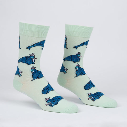 I Will Walrus Love You Men's Crew Socks