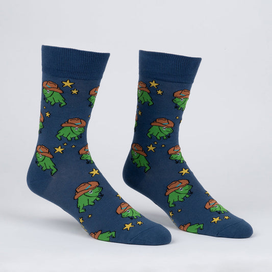 Yee Frog Men's Crew Socks