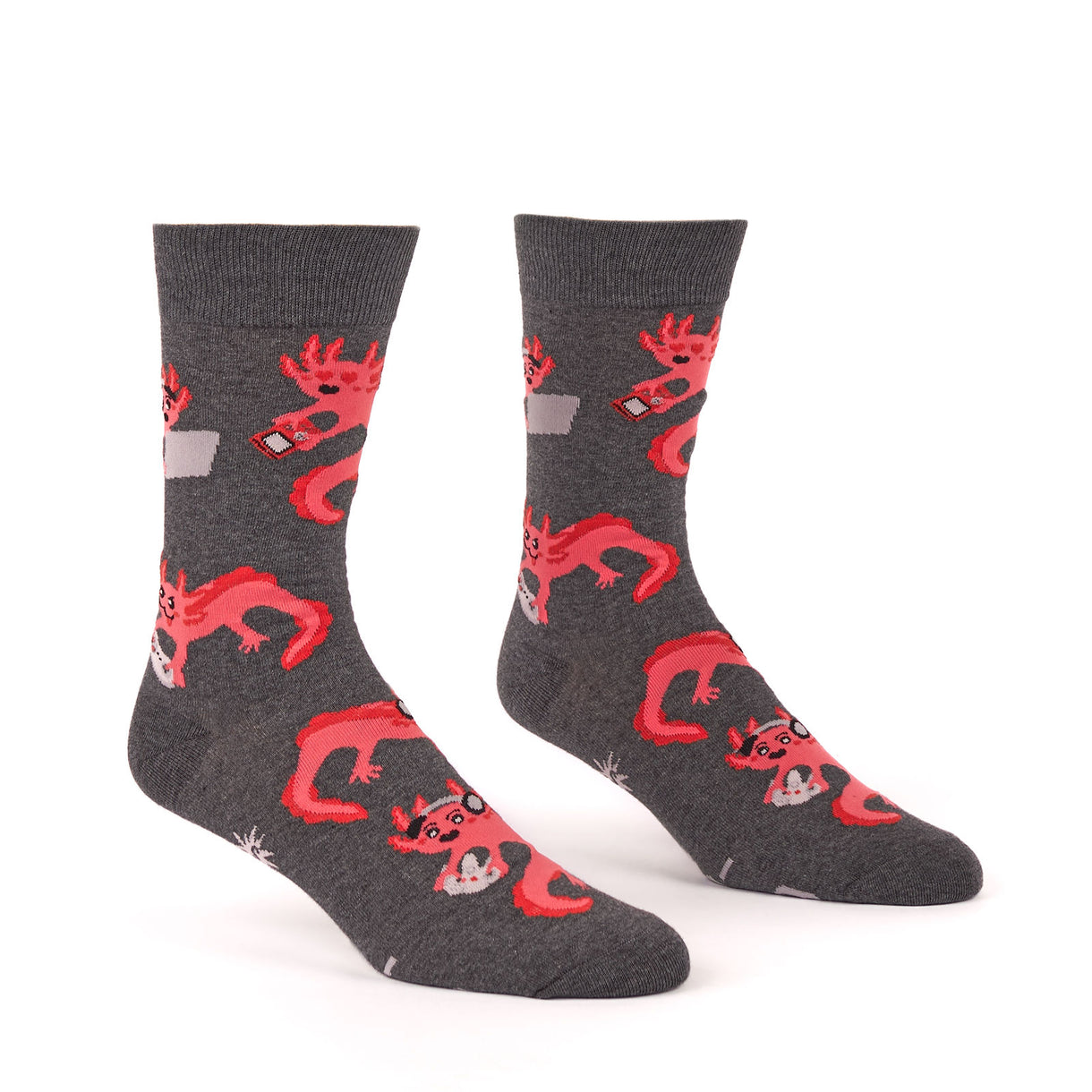 Games-olotl Axolotl Men's Crew Socks