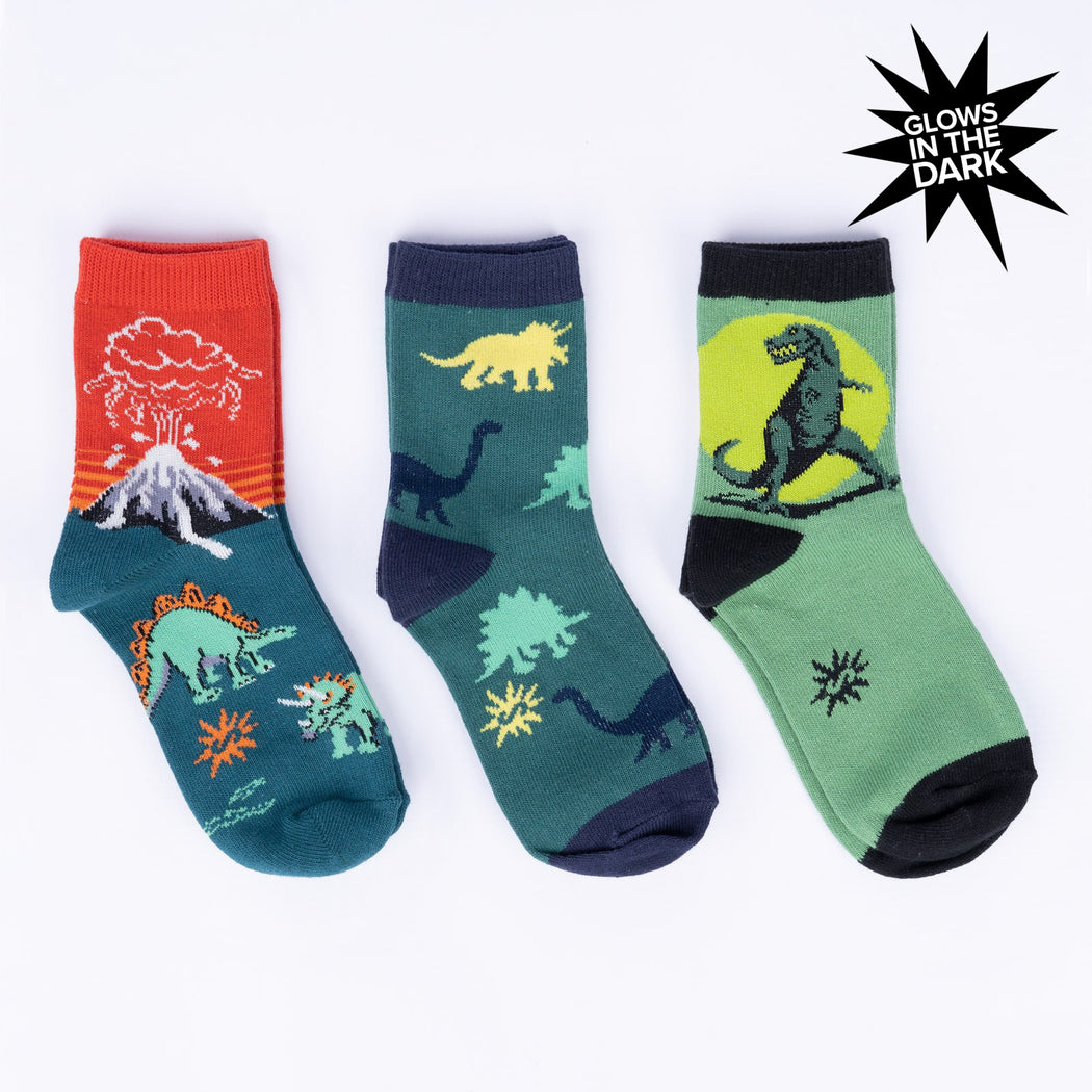 Dino Days Youth Crew Pack of Socks