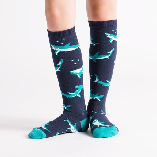 Shark Attack Youth Knee High Socks