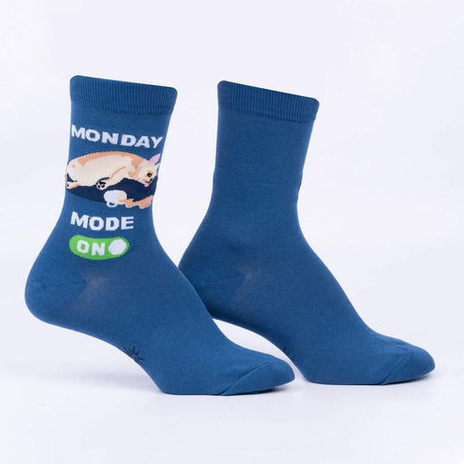 Monday Mode On Women's Crew Socks