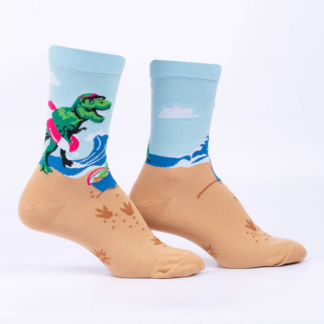 Dinos Gone Wild Women's Crew Socks