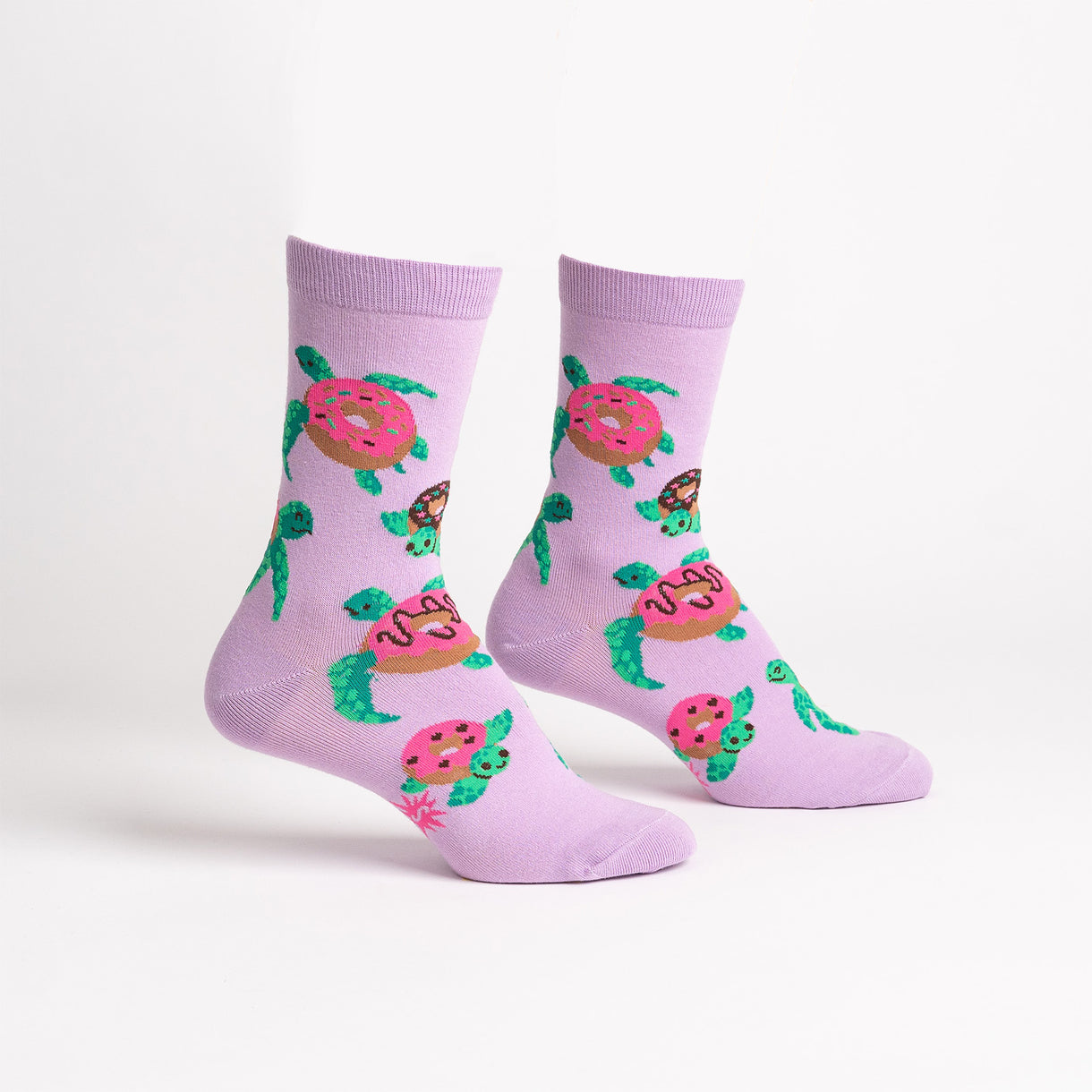 Donut Worry Be Happy Women's Crew Socks