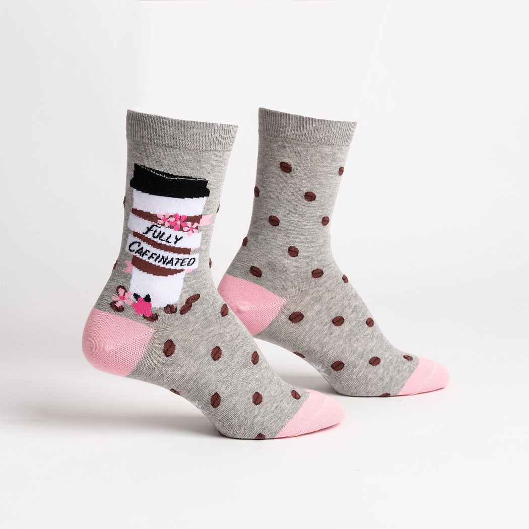 Fully Caffeinated Women's Crew Socks