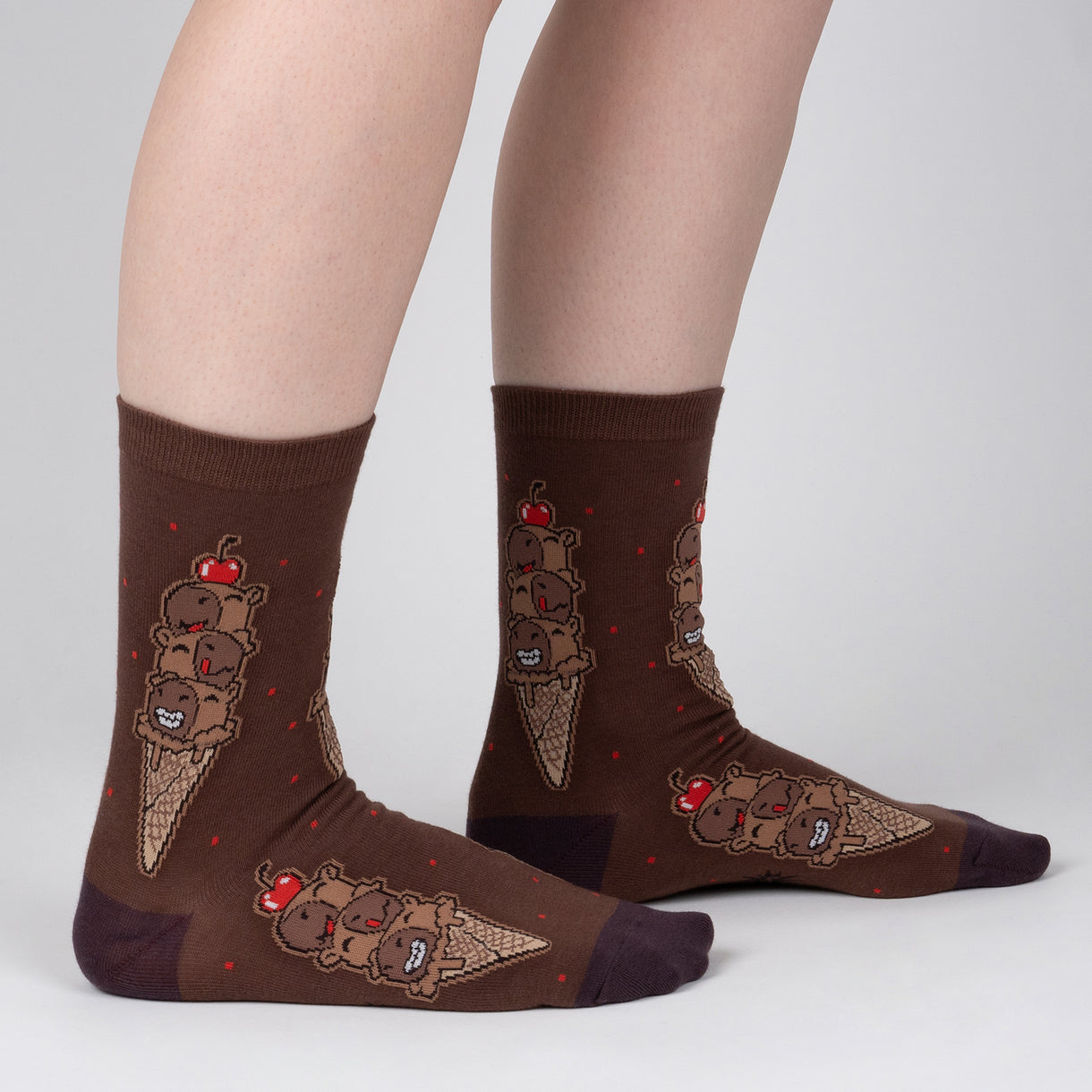 Choco-bara Ice Cream Women's Crew Socks