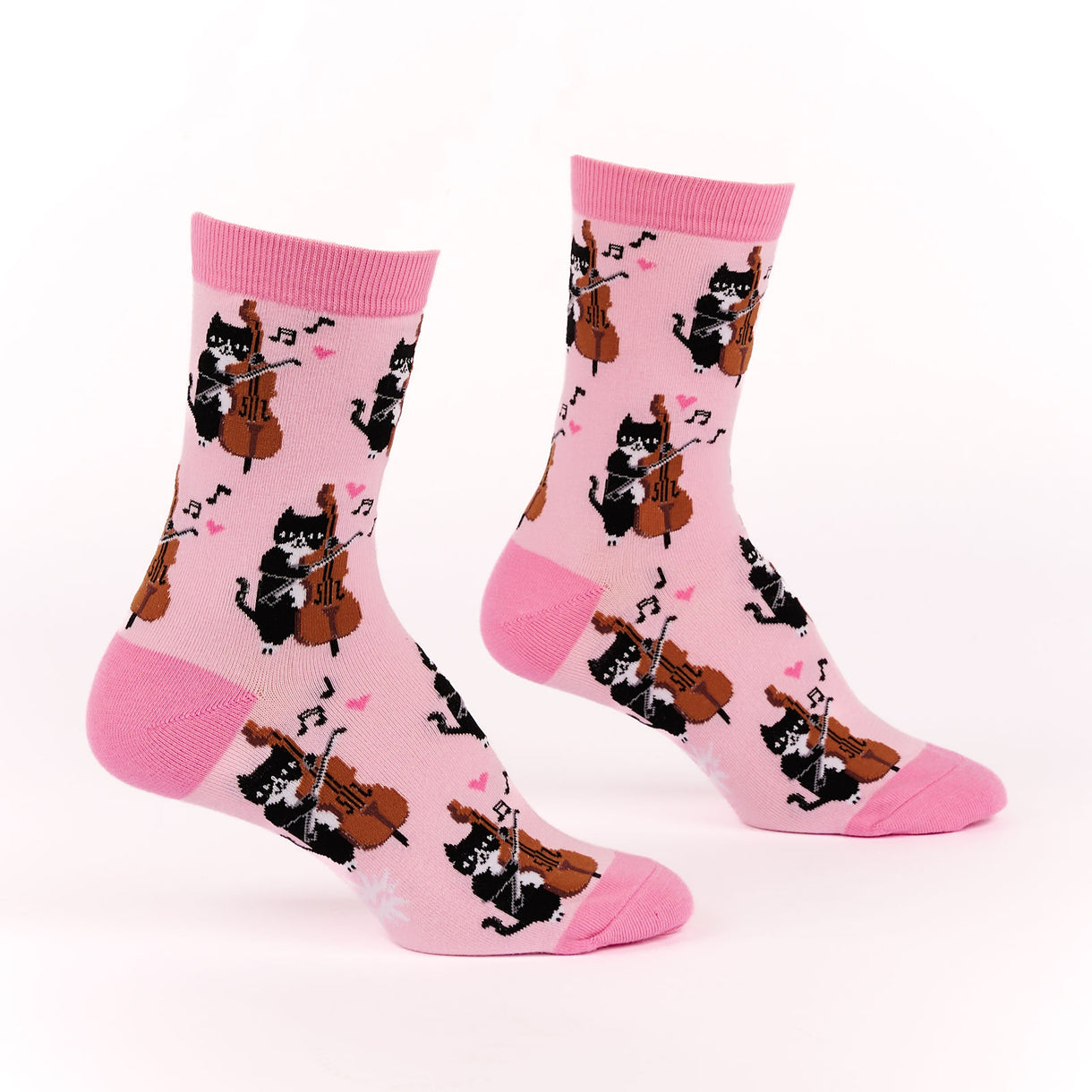 Mewsic to My Ears Women's Crew Socks