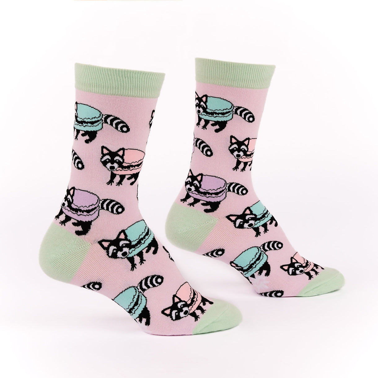Macaraccoon Women's Crew Socks