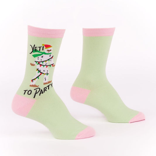 Yeti to Party Women's Crew Socks