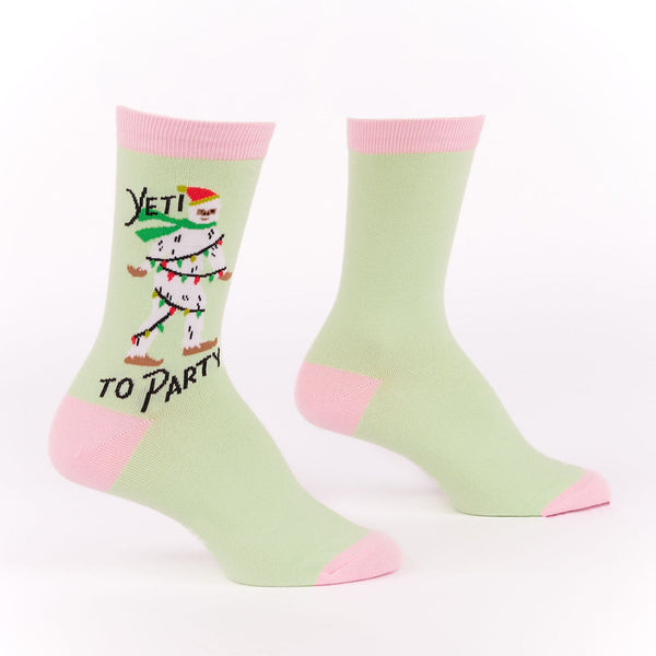 Yeti to Party Women's Crew Socks