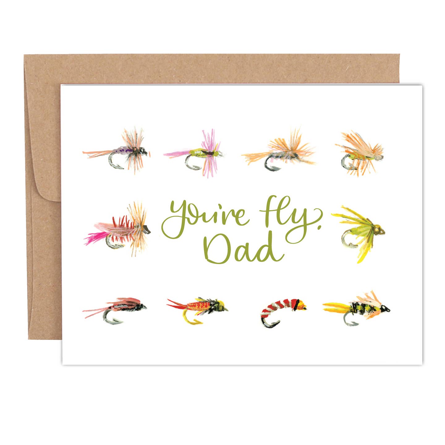 Youre Fly Dad Fishing Lures Card