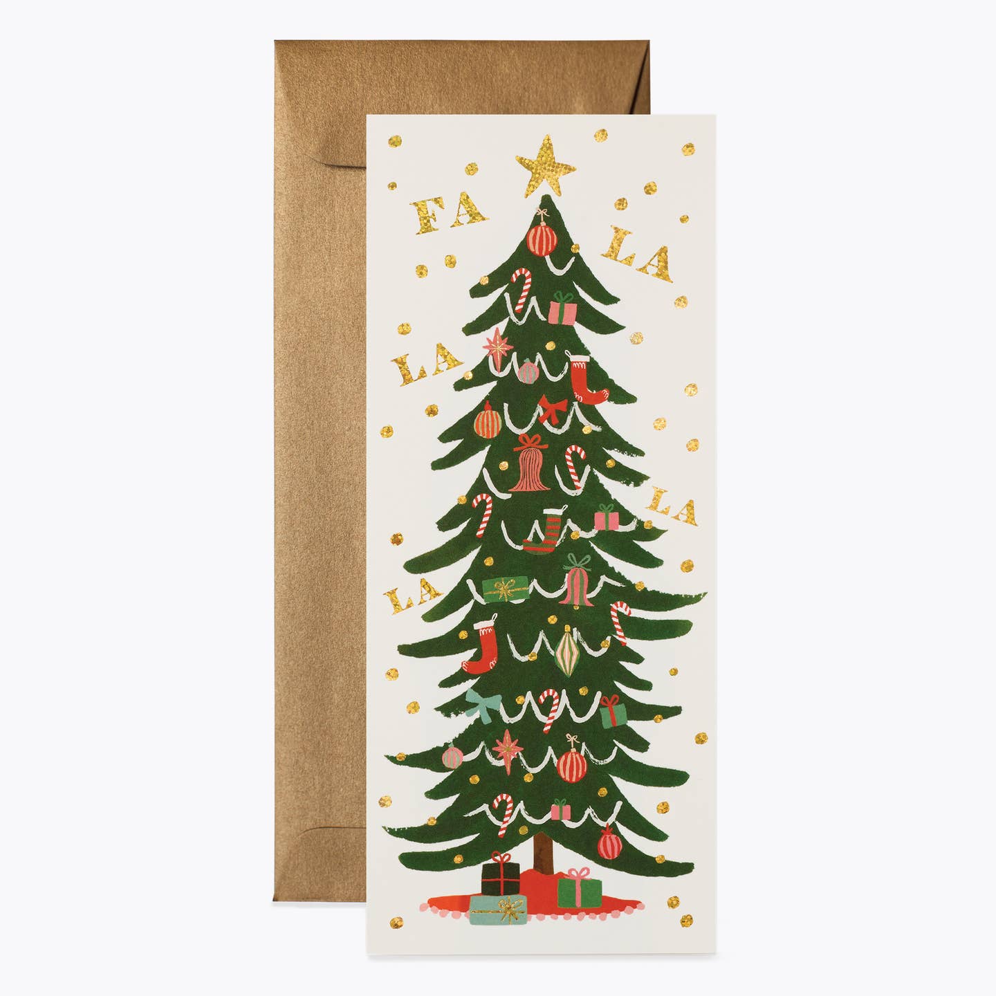 Fa La La Tree Card