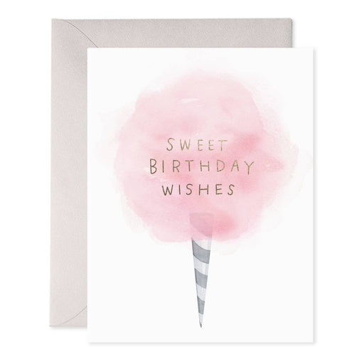 Cotton Candy Sweet Birthday Wishes Card