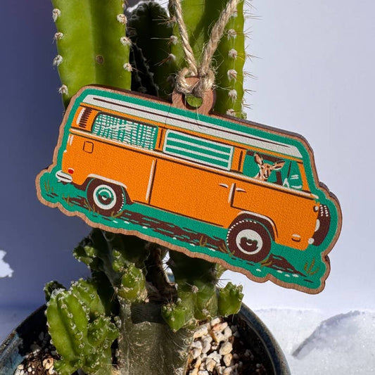 Camper Van Wooden Ornament