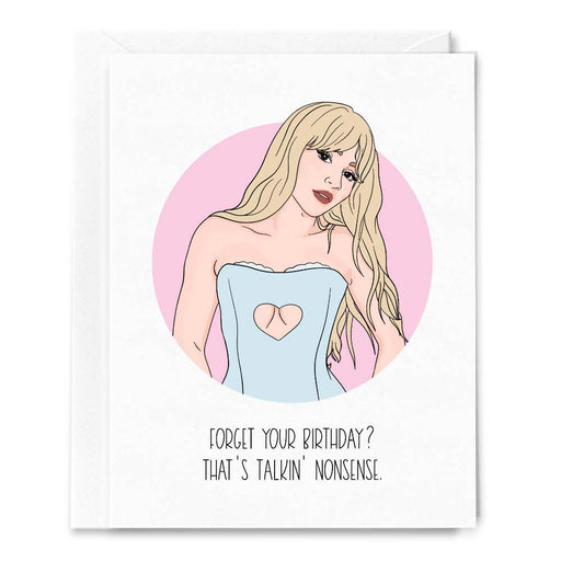 Forgot Your Birthday Talkin Nonsense Sabrina Carpenter Card