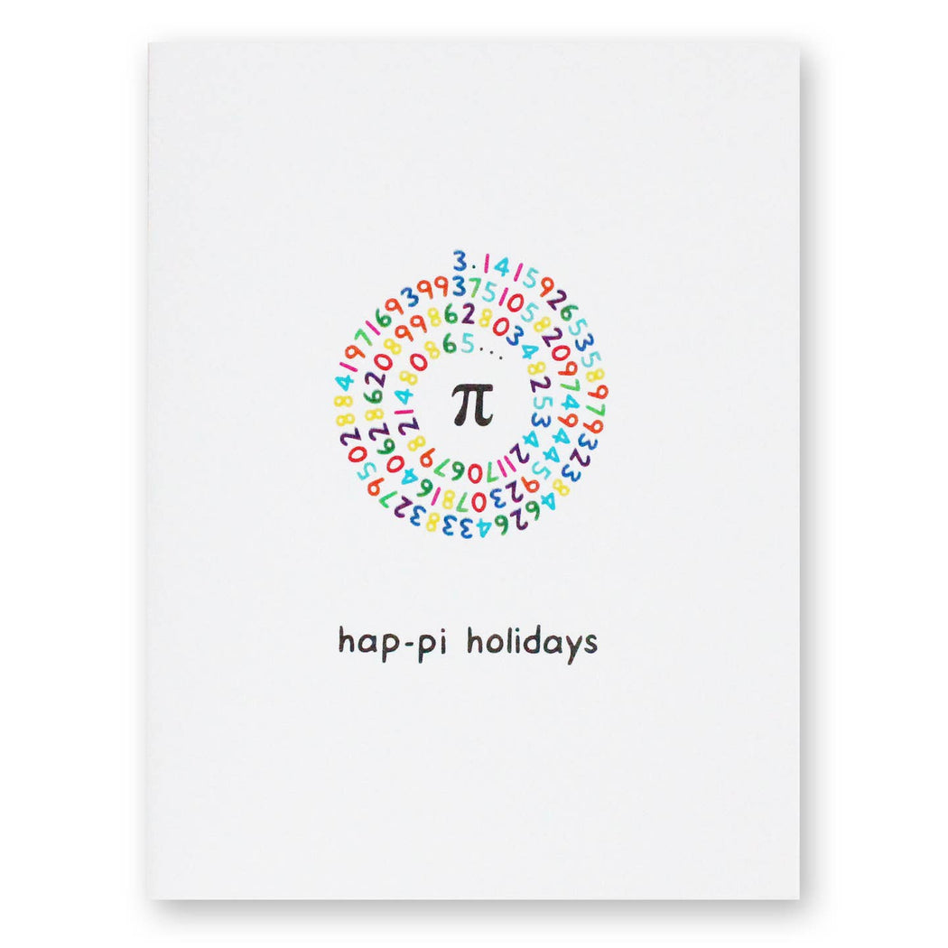 Pi Happi Holidays Card