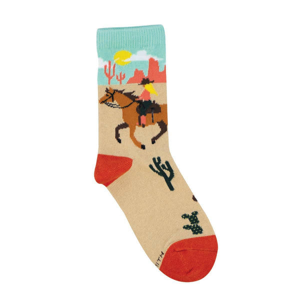 Yee Haw Horse Youth Socks