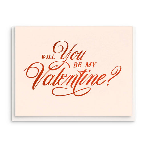 Foil Will You Be My Valentine Card