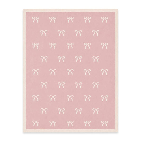 Sweet Bow Organic Baby Blanket