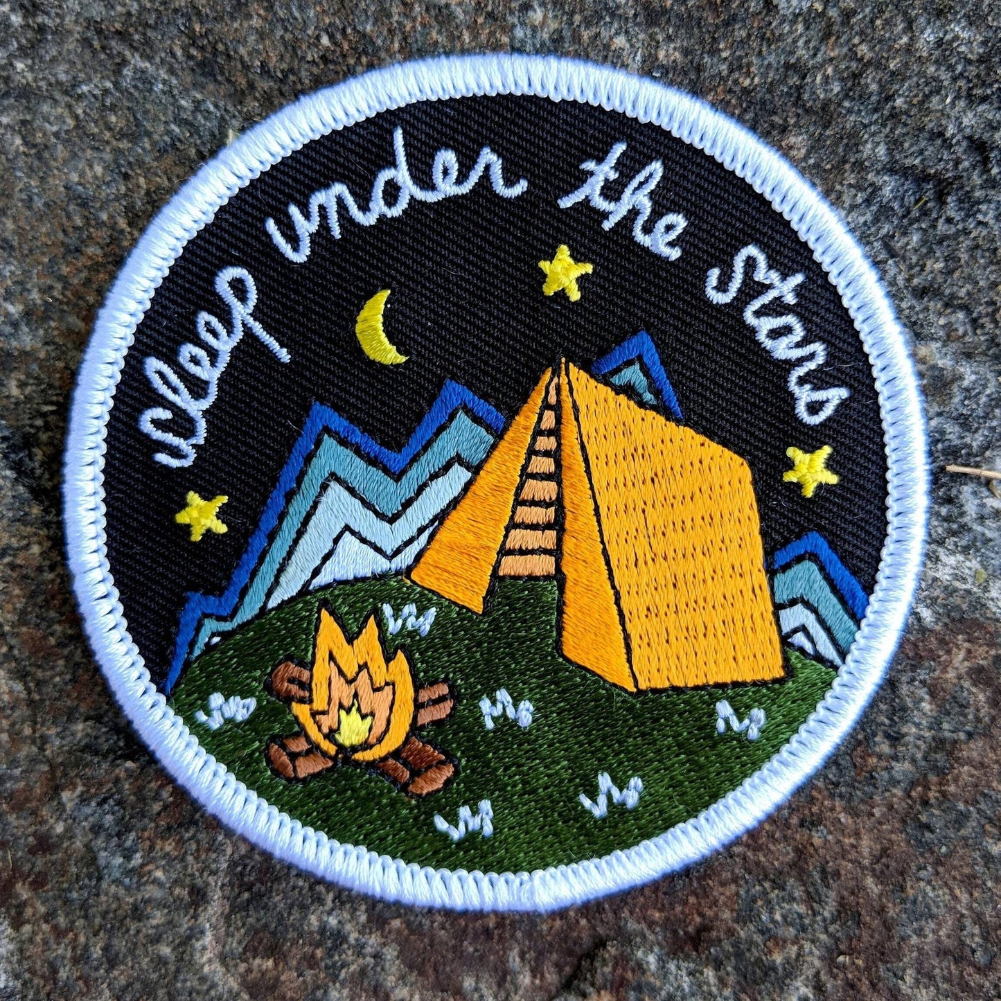 Sleep Under the Stars Embroidered Patch