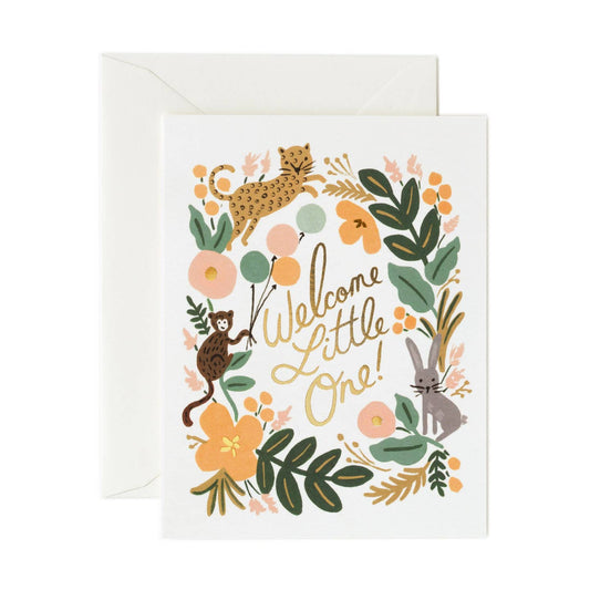 Menagerie Baby Card