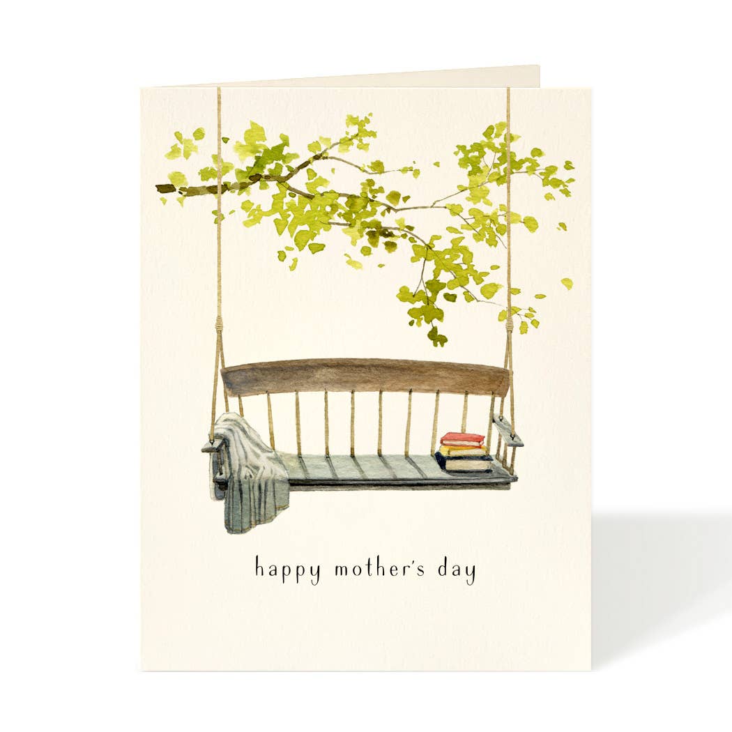 Swinging Bench Mothers Day Card