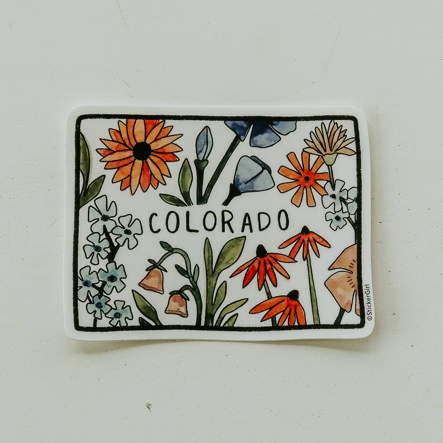 Colorado Flower State Sticker