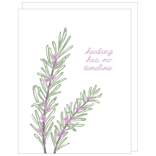 Healing Has No Timeline Card