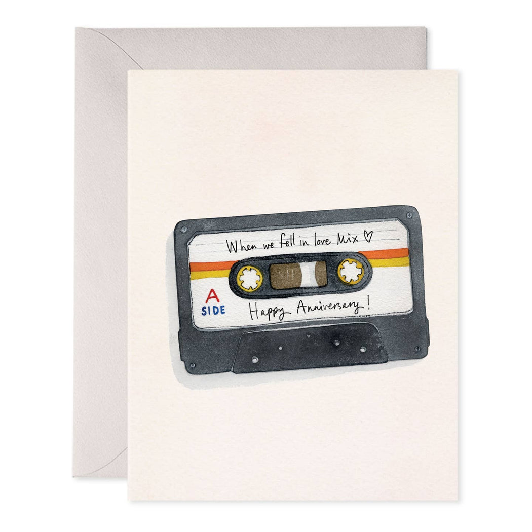 Anniversary Music Mix Tape Card