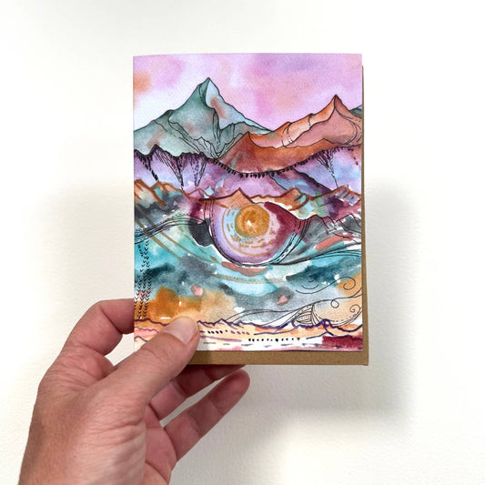 Mystic River Blank Card