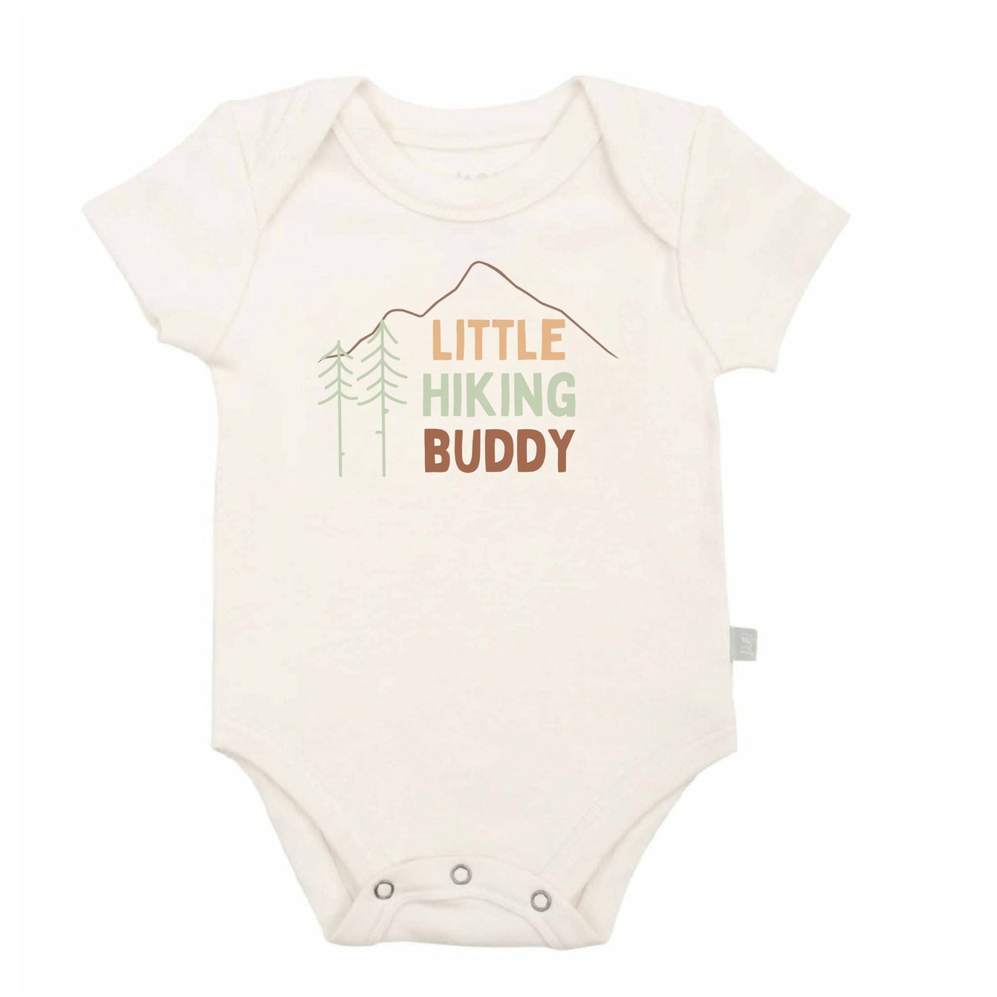 Little Hiking Buddy Organic Baby Onesie