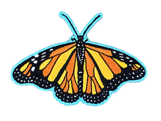 Monarch Butterfly Embroidered Patch