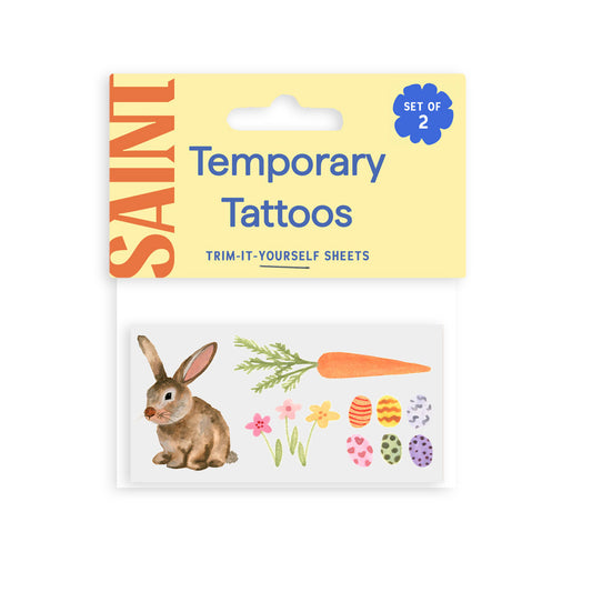 Spring Bunny Temp Tattoos
