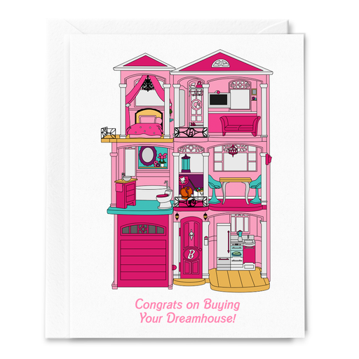 Congrats On Buying Your Dreamhouse Barbie Home Card