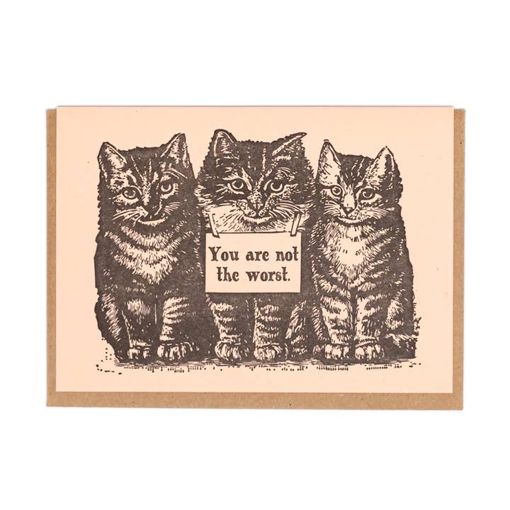 Not the Worst Kittens Card