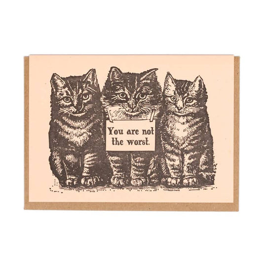 Not the Worst Kittens Card