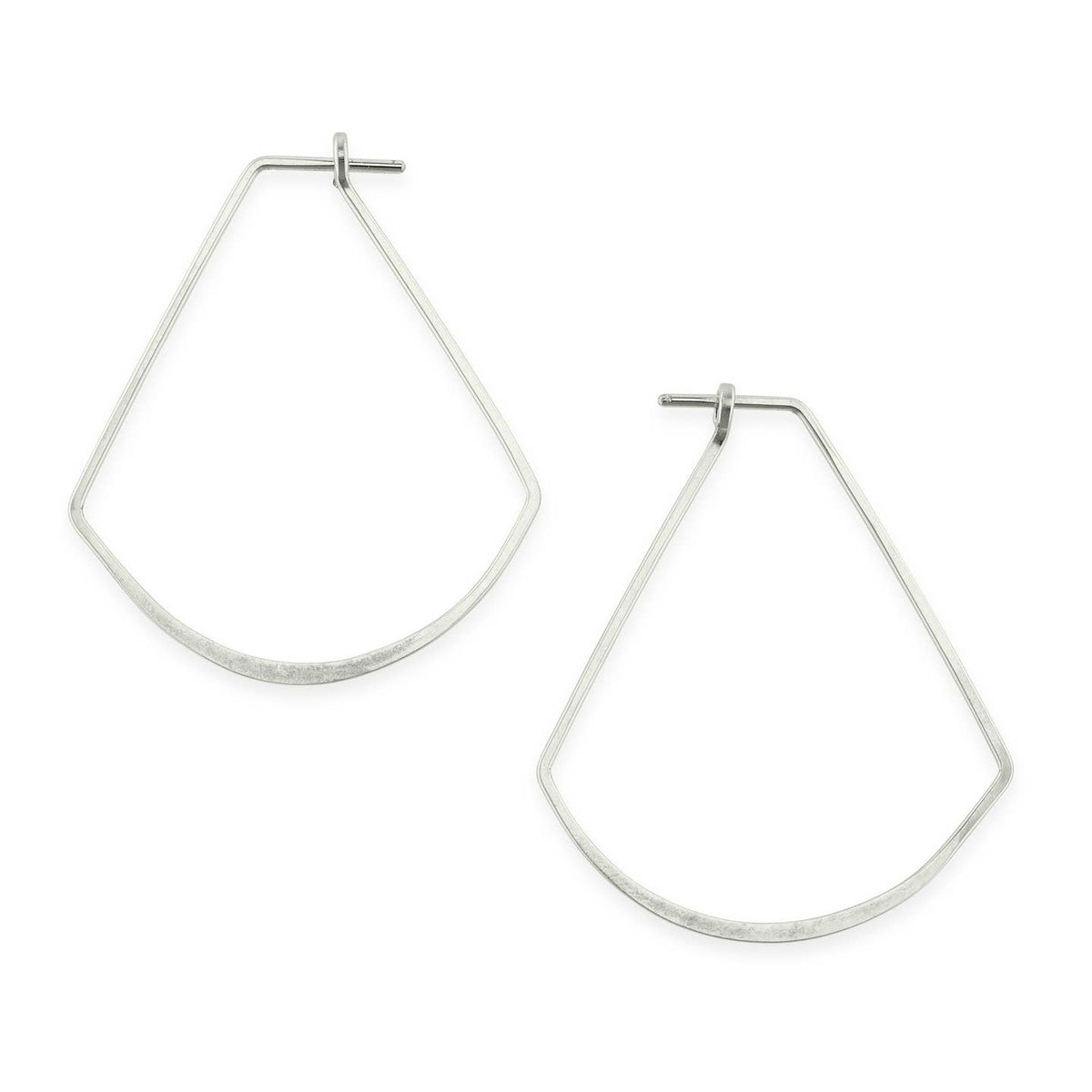 Fan Hoop Earrings