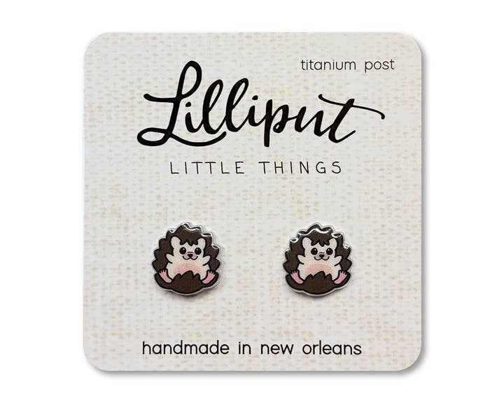 Hedgehog Earrings
