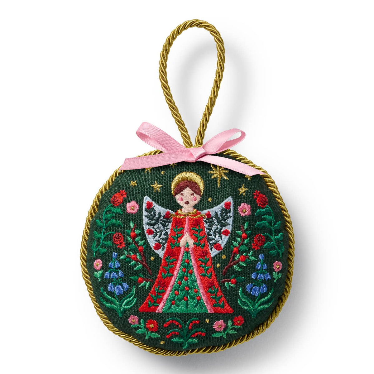 Angel Embroidered Ornament