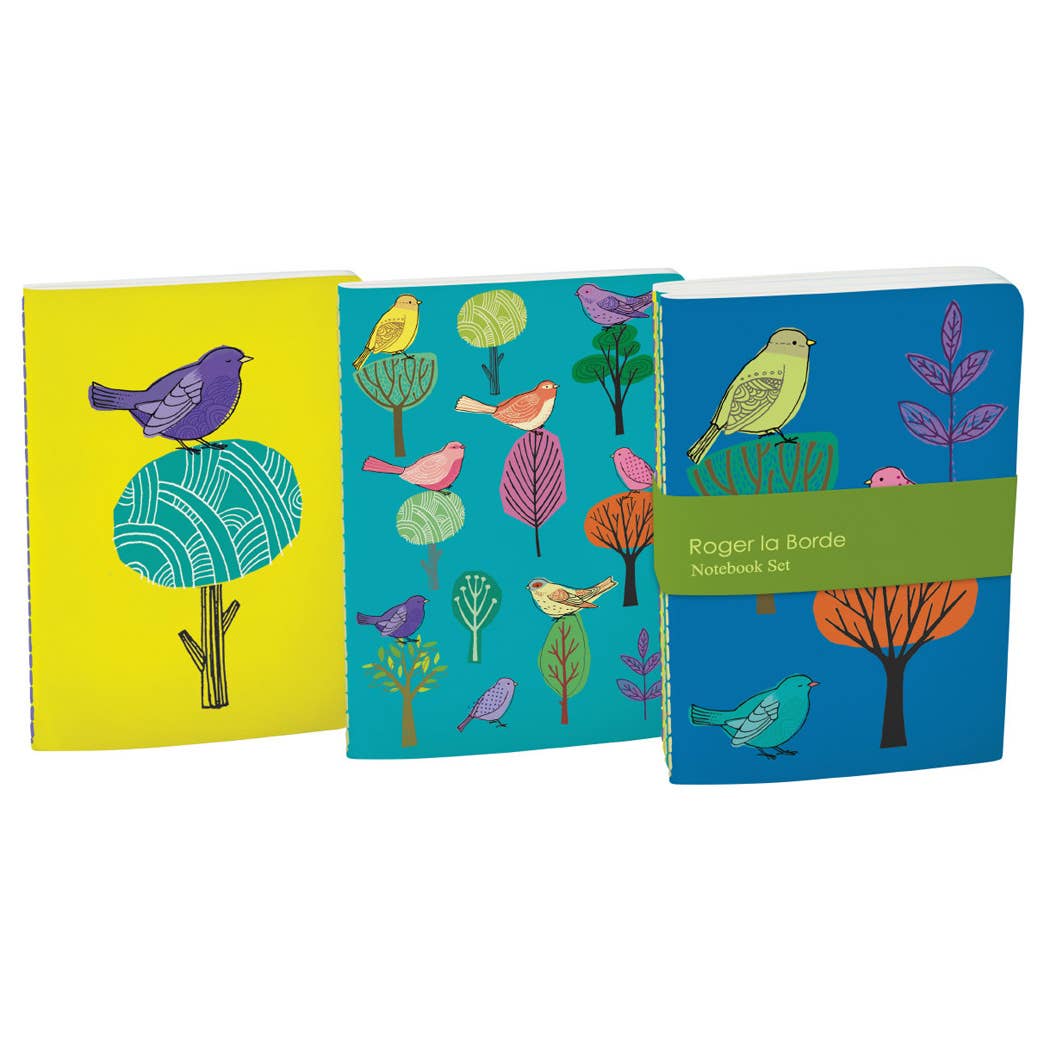 Modern Birds Notebook Set