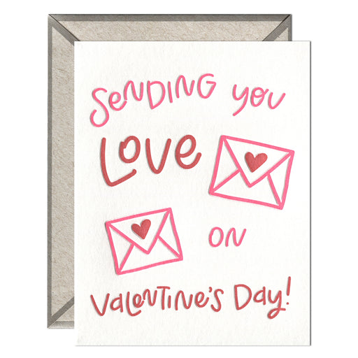 Sending You Love on Valentines Day Card