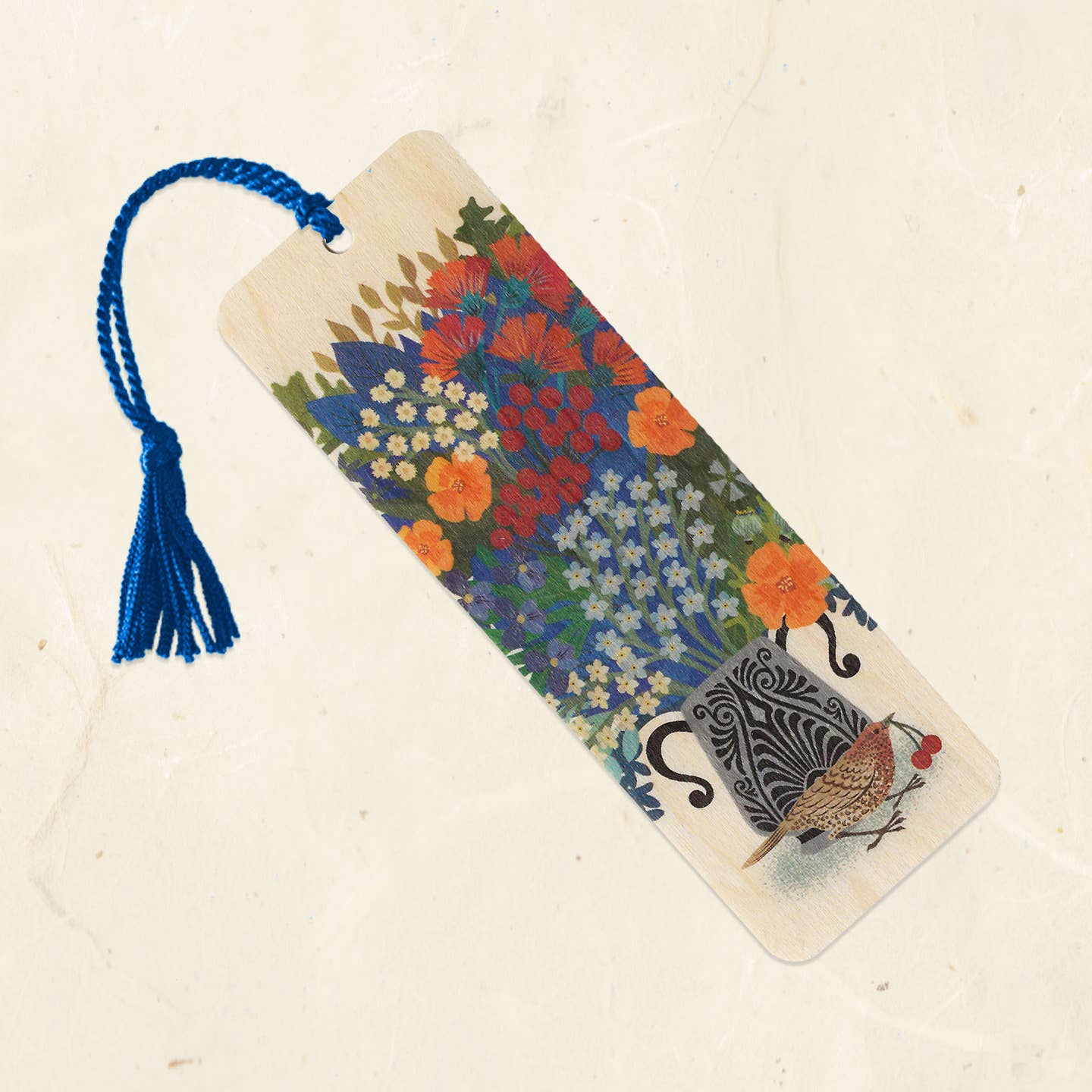 Wood Tassel Bookmark