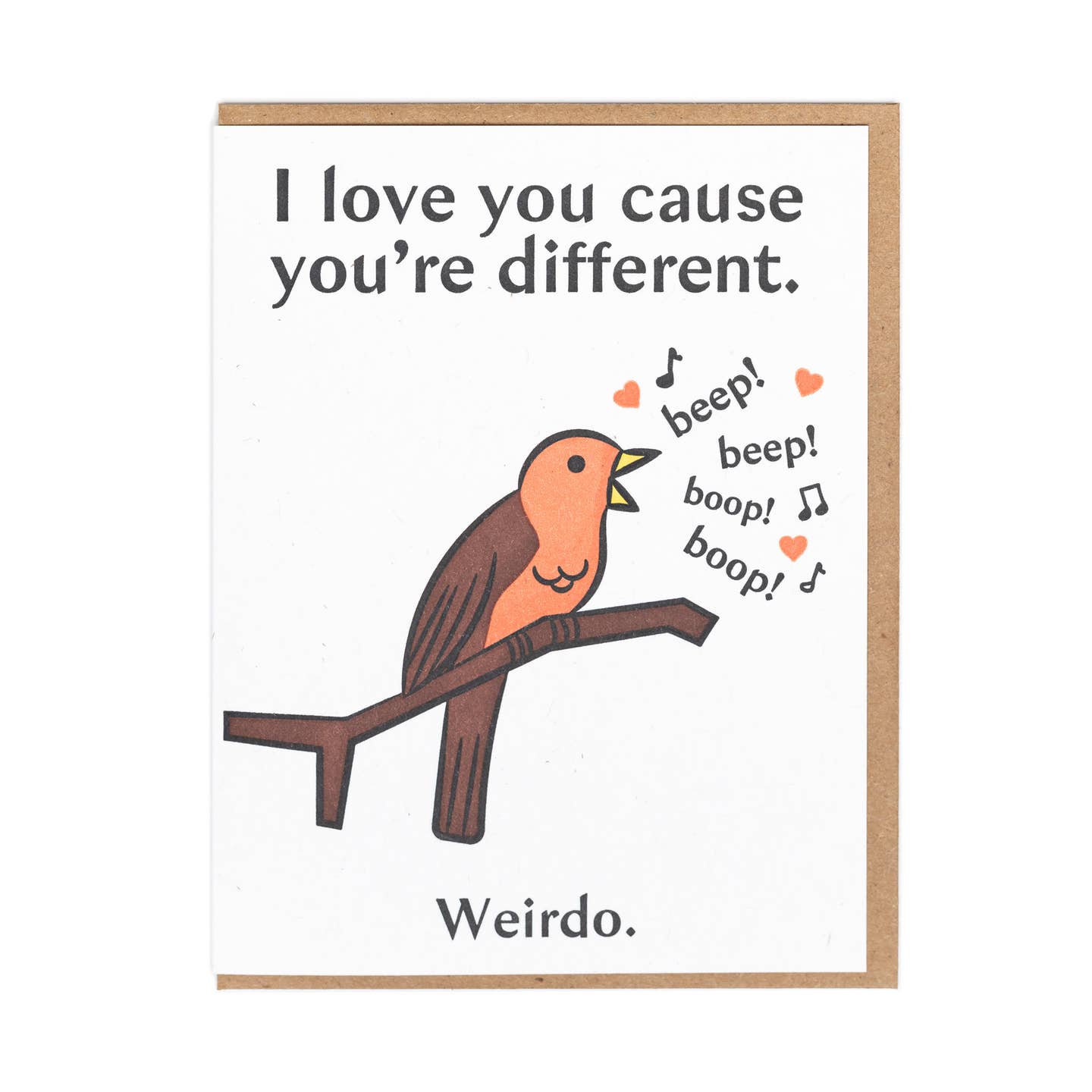 Love Different Bird Card