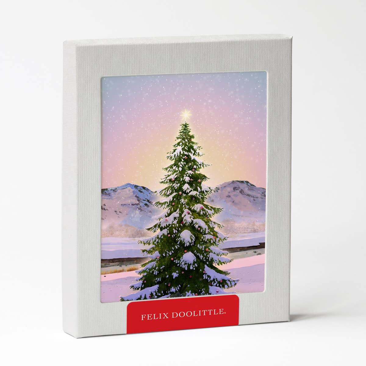 Rosy Glow Tree Box Set of Cards