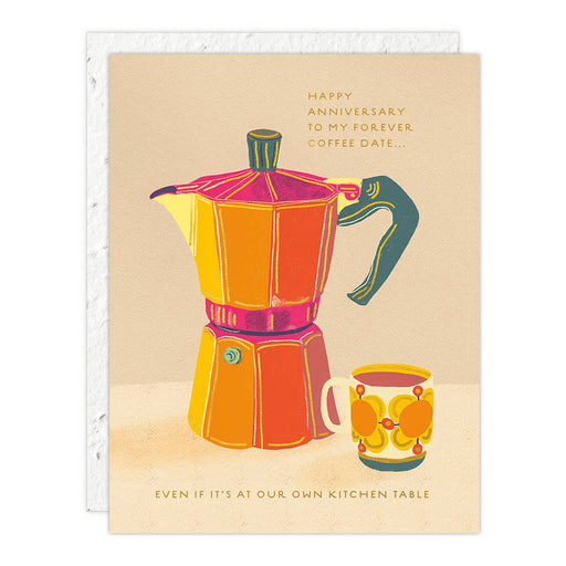 My Forever Coffee Date Anniversary Card