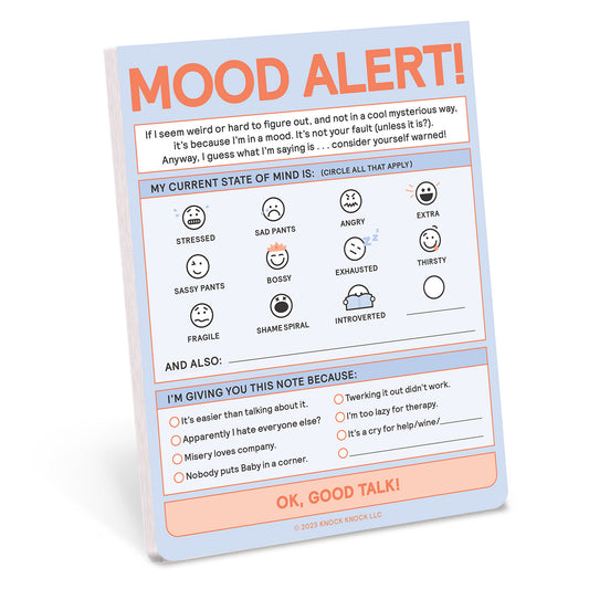 Mood Alert Notepad